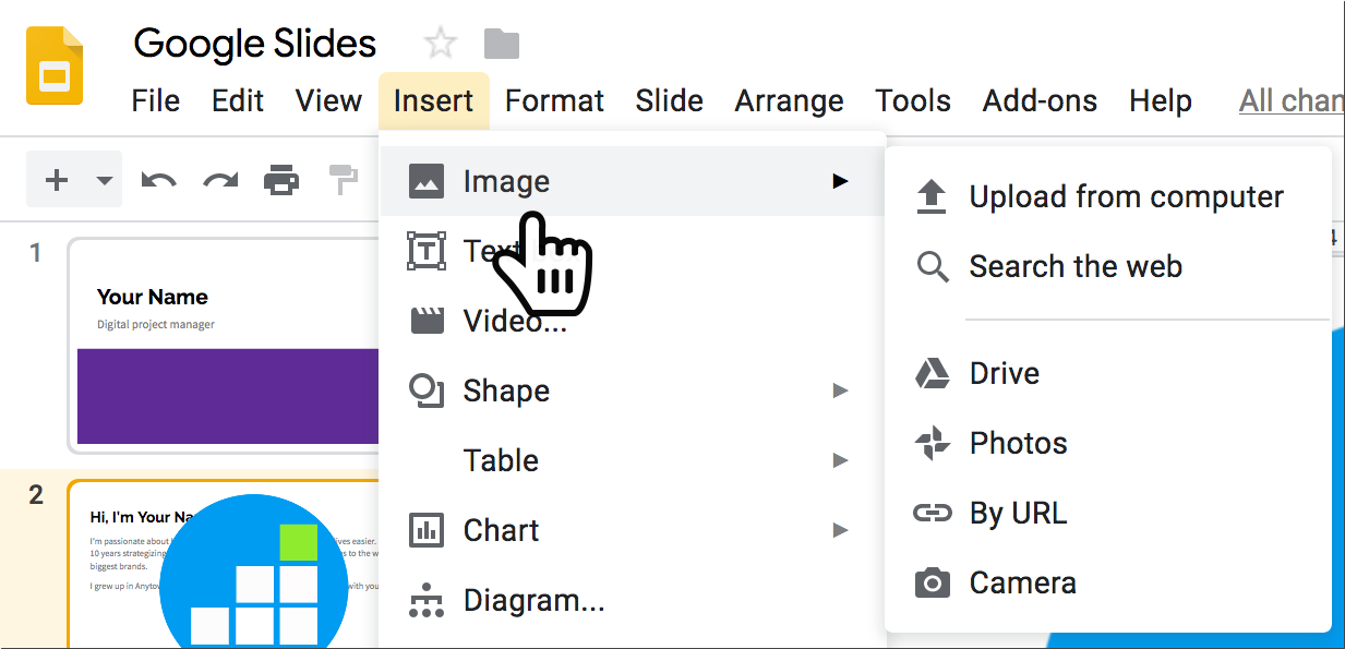 How to Add Images to Google Slides