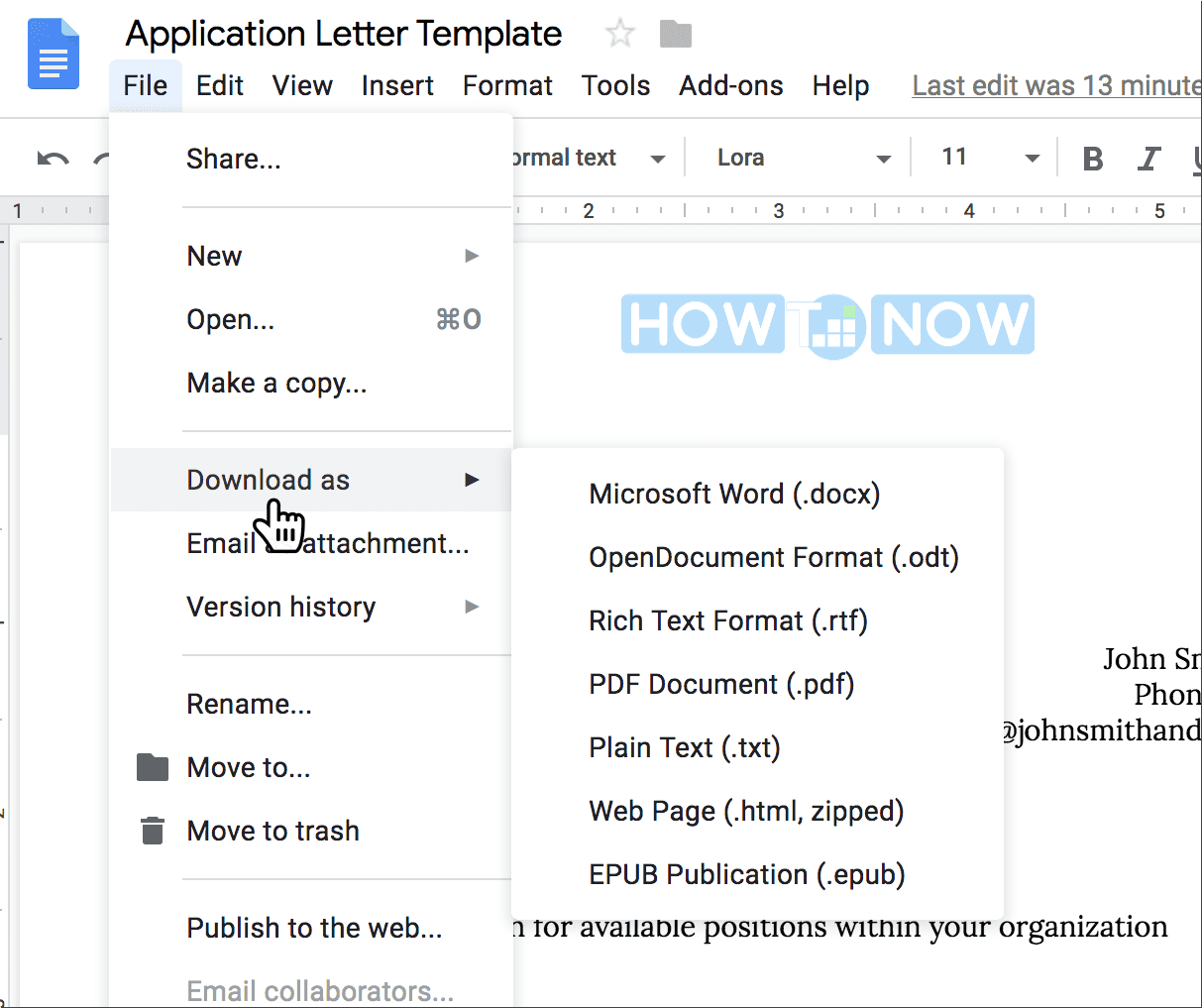 Cover Letter Template Google Docs How To Find And Use One How To NOW