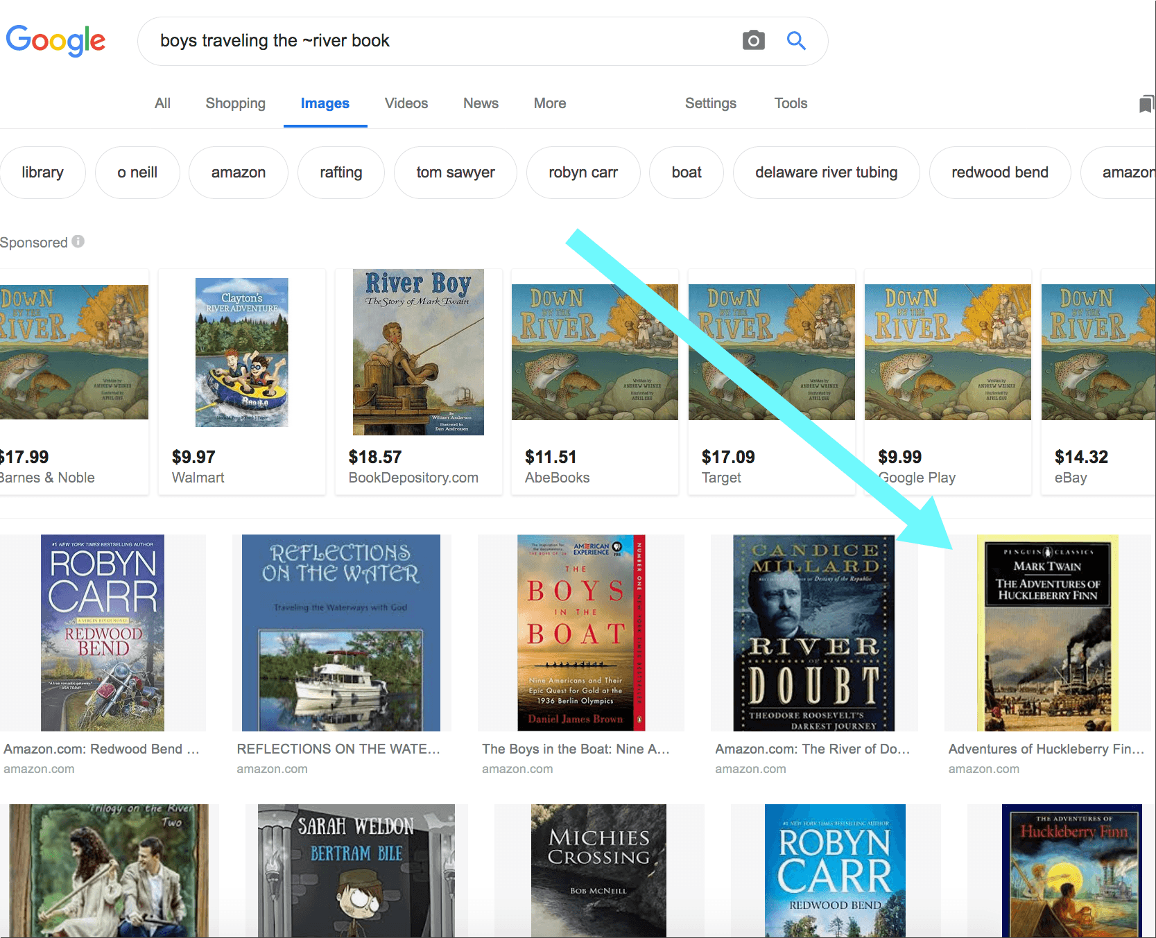 Google Images: find a book when you don't know the title or author