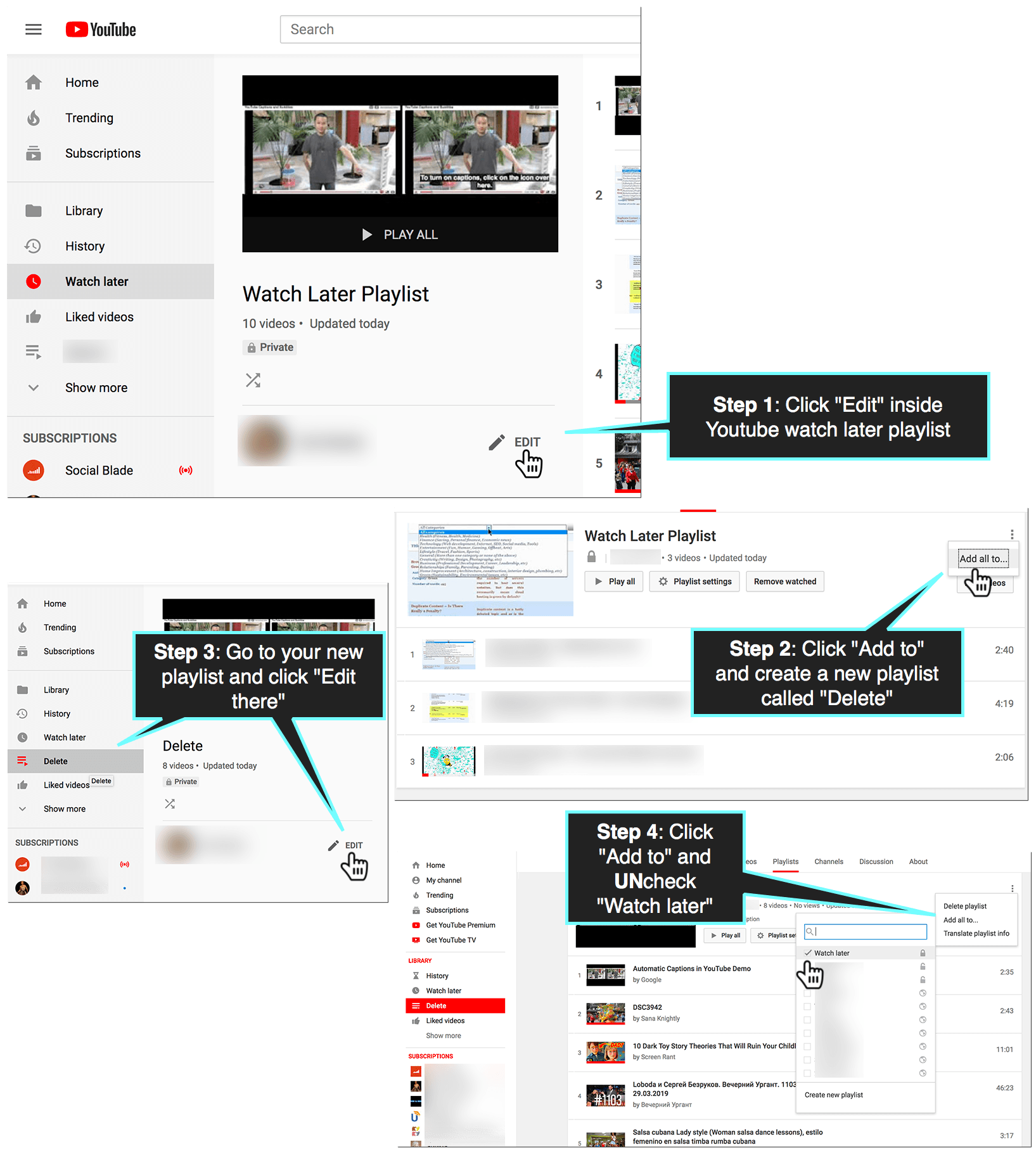 Youtube Watch Later How to Access Add Videos Clear Your