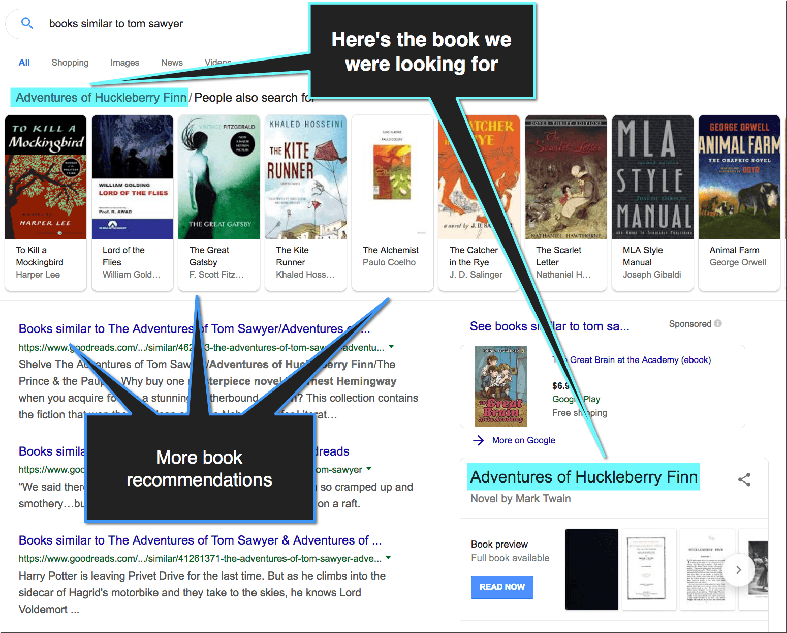 Similar book search