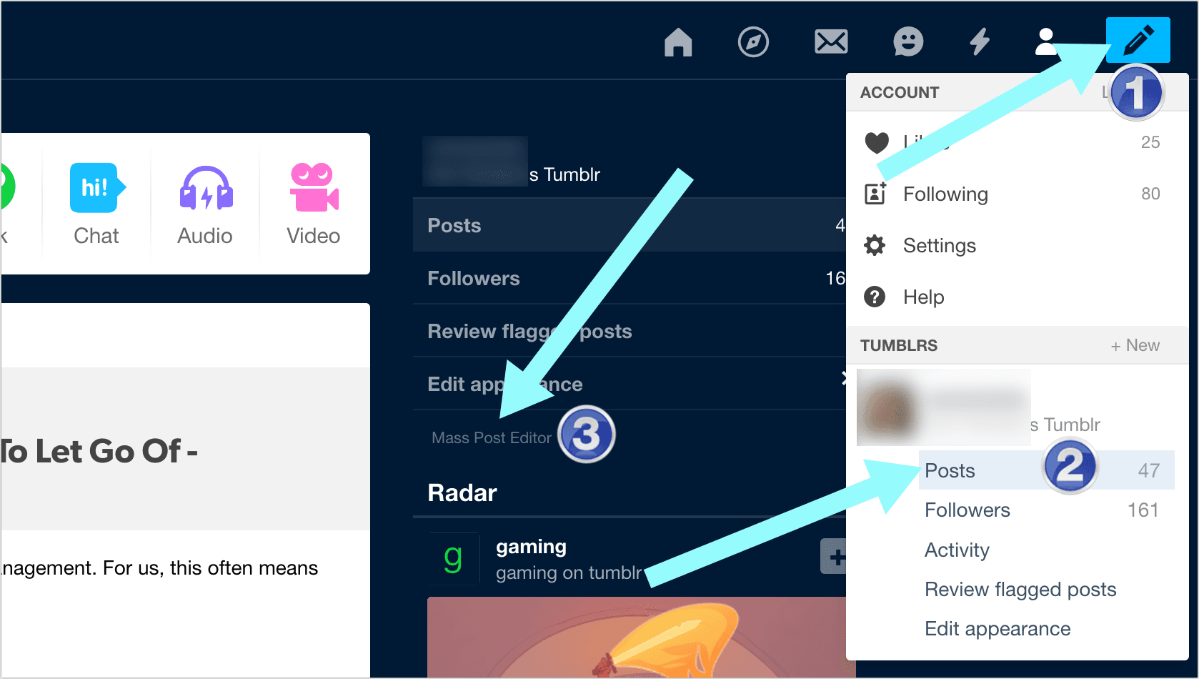 How to Delete Multiple Tumble Posts