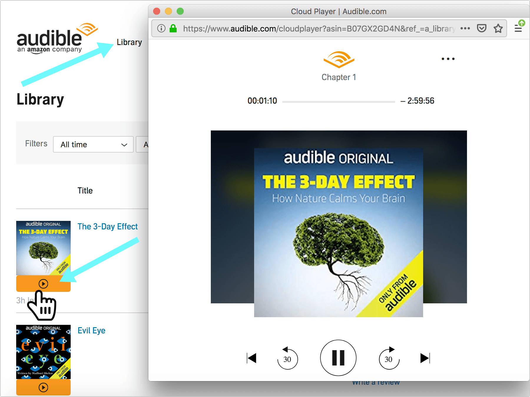 get Audible Cloud Player