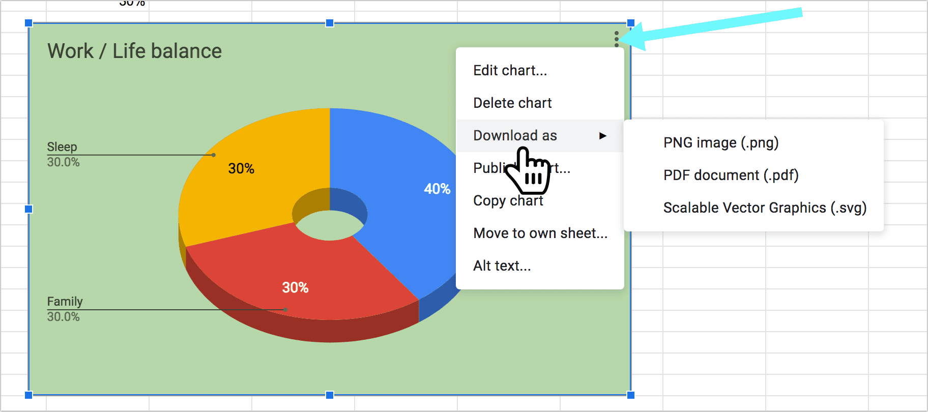 Download the Pie Chart