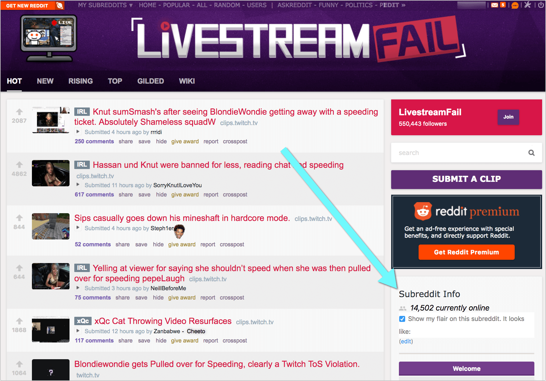 Streamers gone wild subreddit