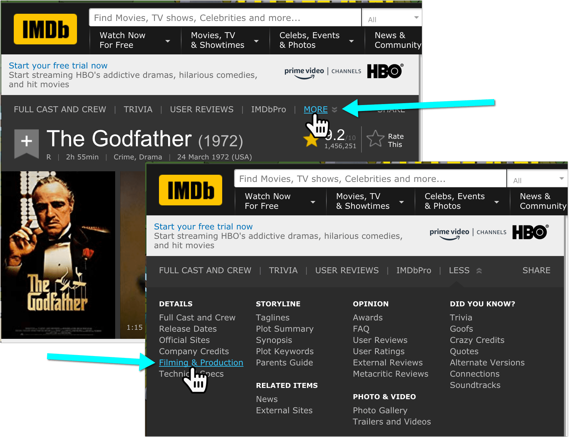 IMDB Filming Locations