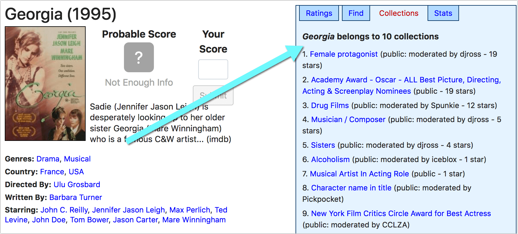 Criticker Goodreads for movies