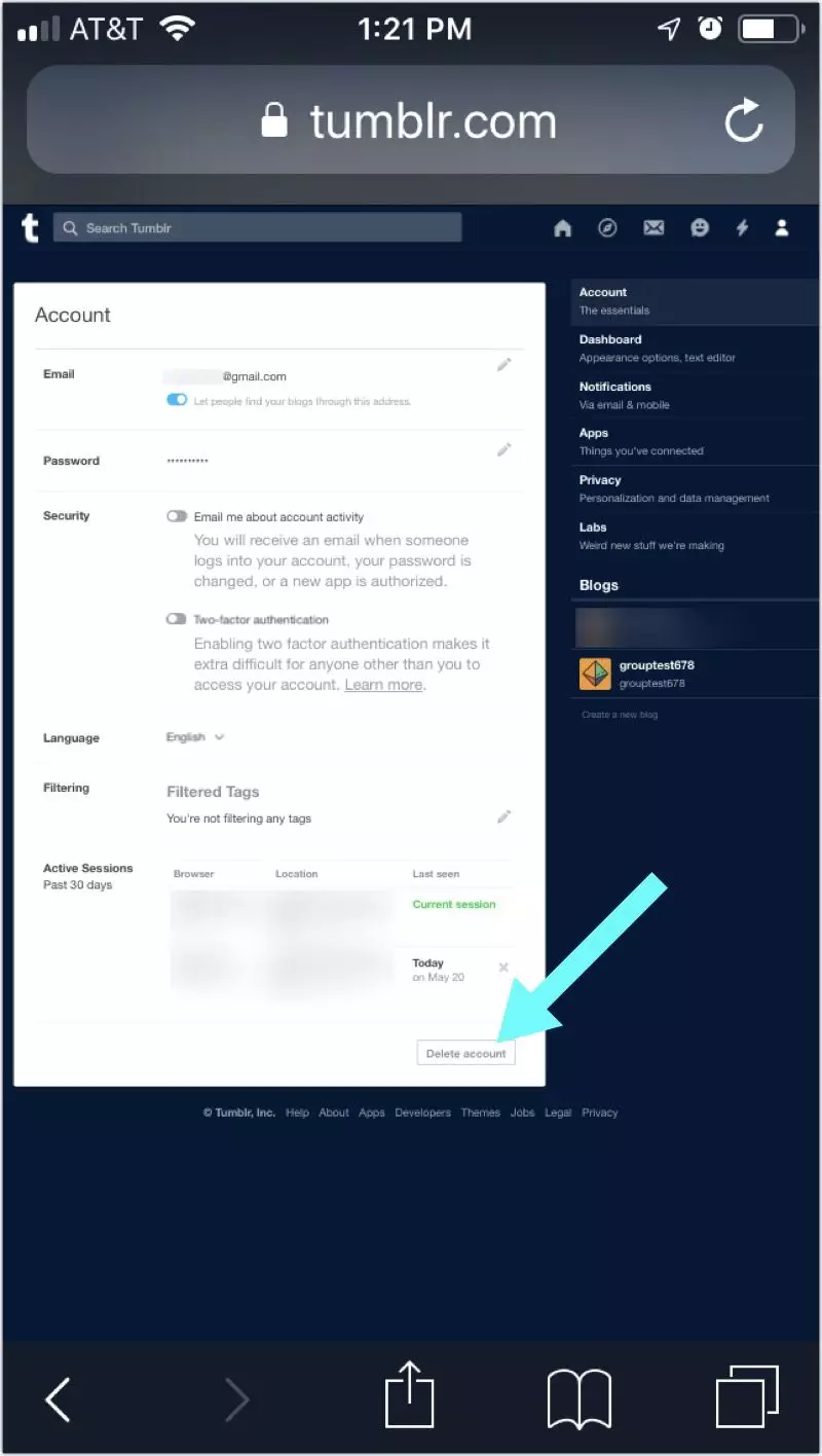 How to Delete Your Tumblr Account on Mobile