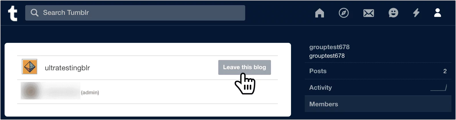 Delete a Group Blog on Tumblr