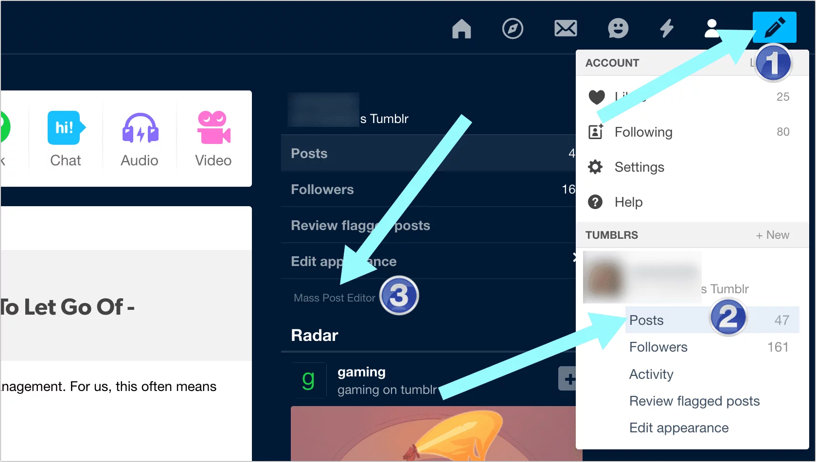 How to Delete Multiple Tumble Posts