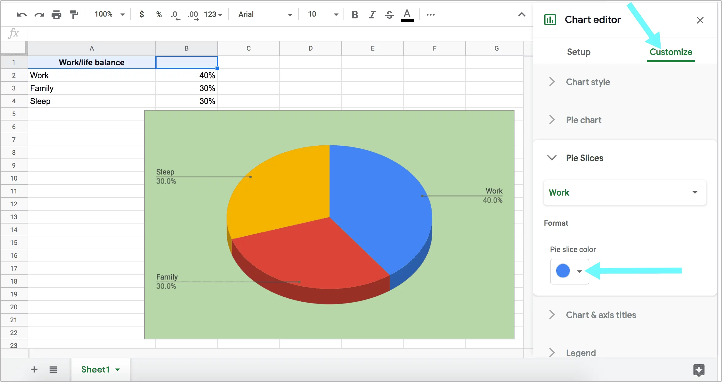 How To Make A Pie Chart In Google Sheets