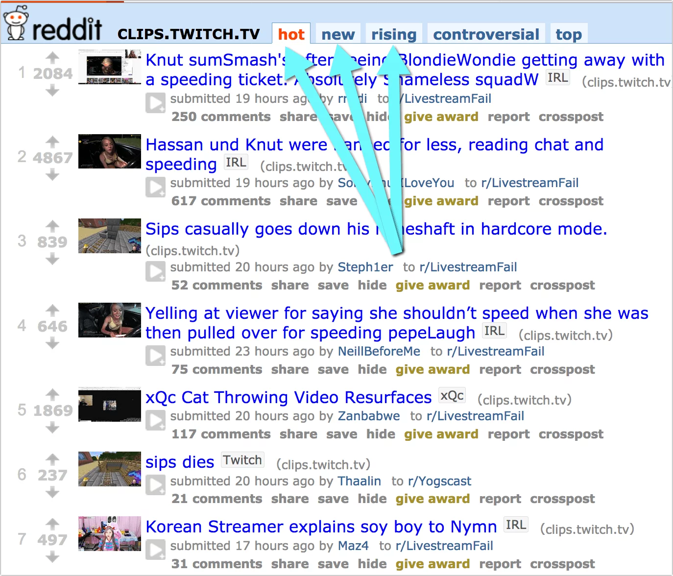 Livestreamfails