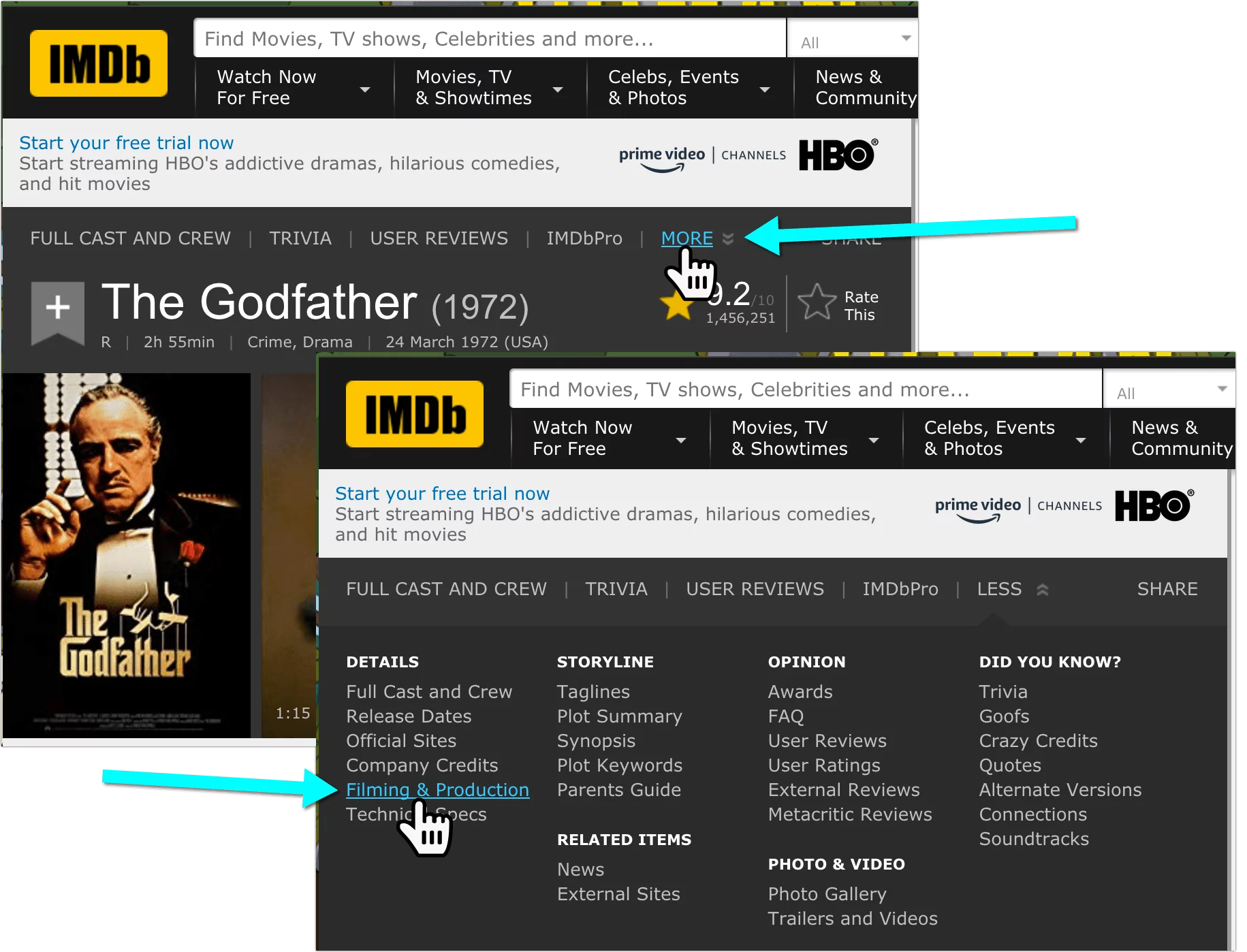 IMDB Filming Locations