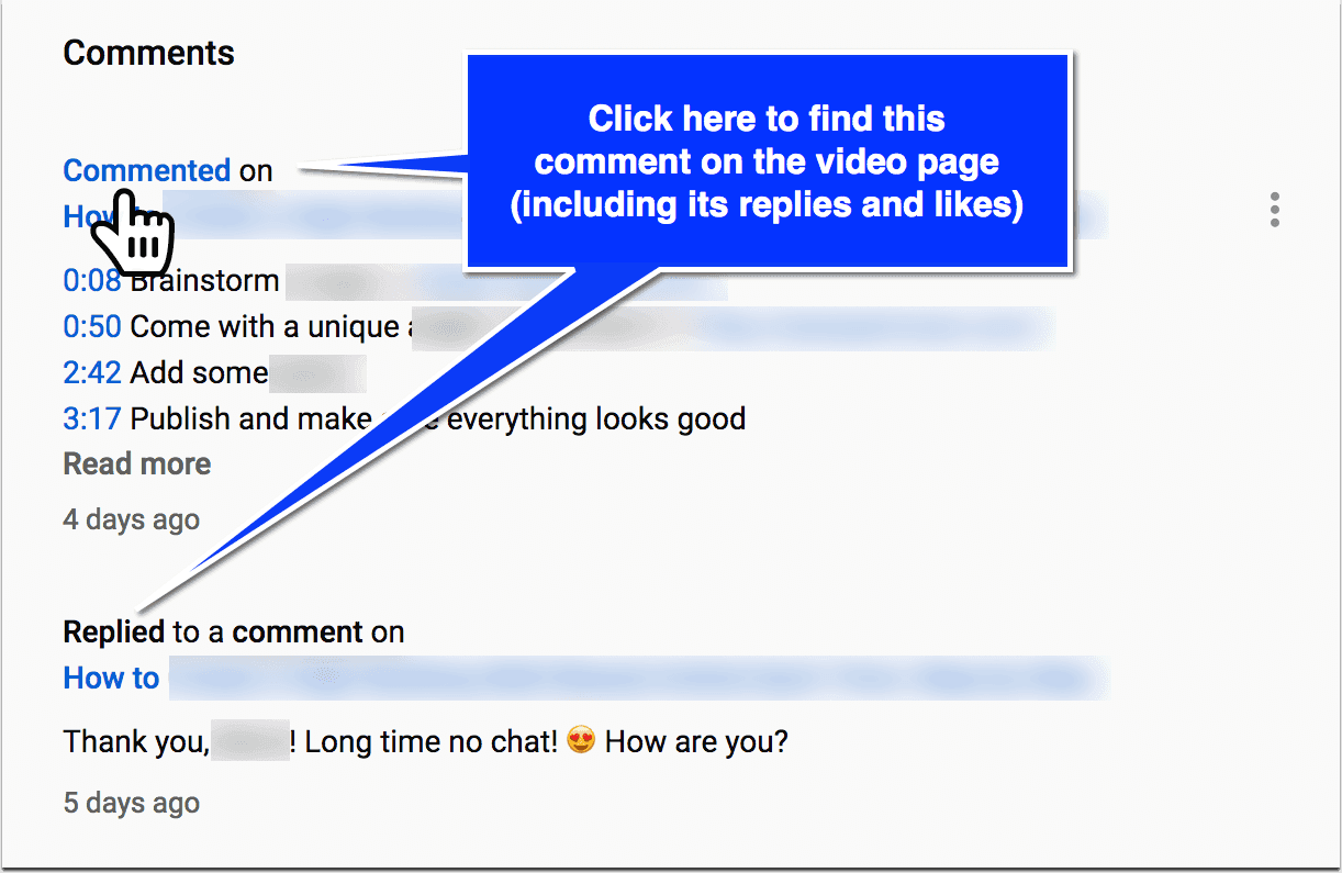 How To See Your Comments On Youtube How To Now