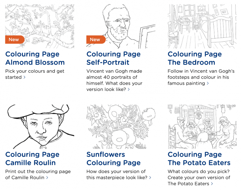 Art Coloring Pages: How to Download Free Printable Coloring Pages from Museums Around the World