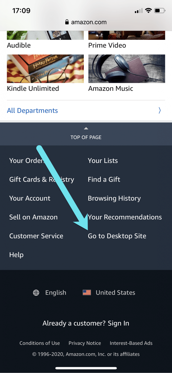 How to View Full Site on iPhone Facebook, Linkedin, Youtube, Amazon