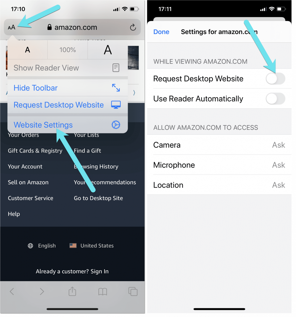 How to View Full Site on iPhone