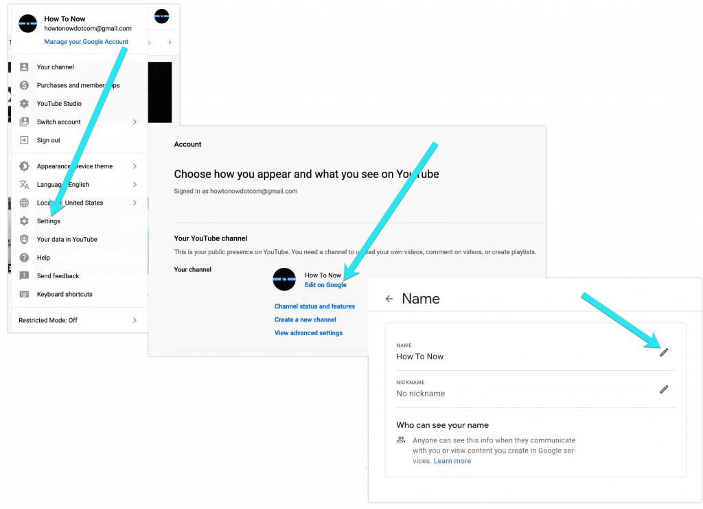 How To Edit  Channel Settings 