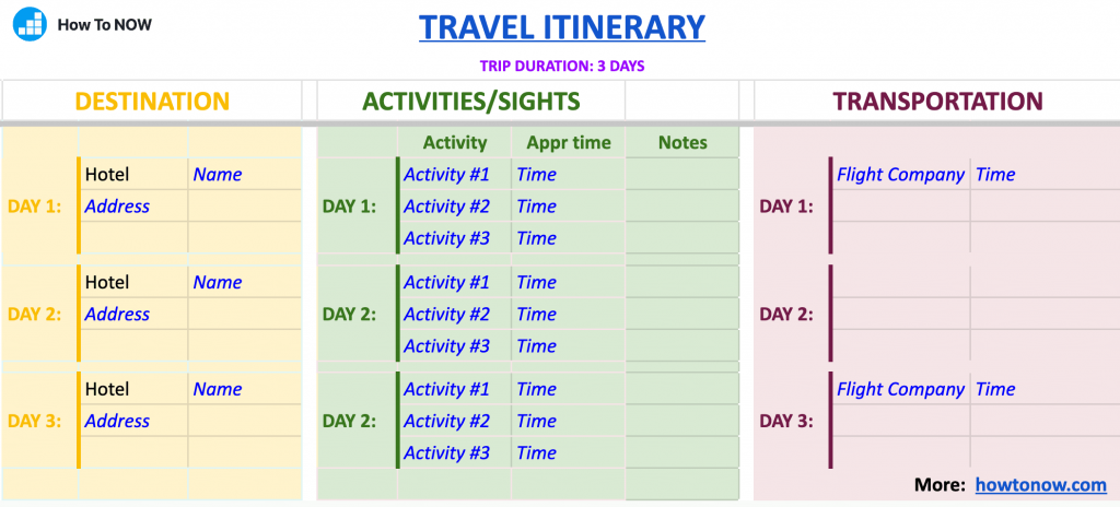 how-to-create-a-travel-itinerary-free-google-doc-template-how-to-now